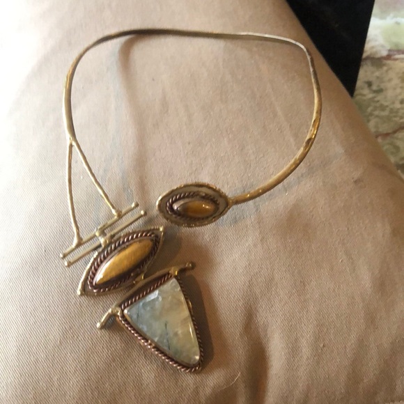 Handmade Artisan golden/green Agates - Picture 2 of 6